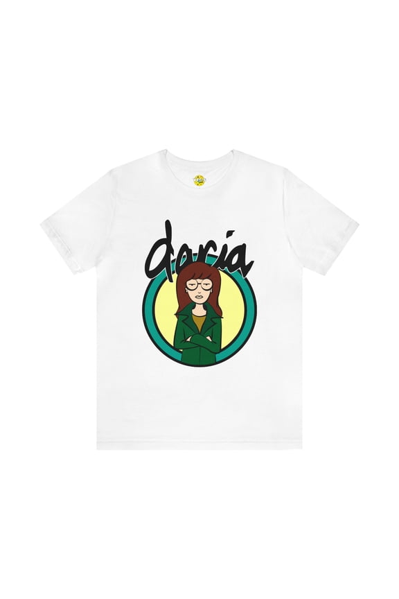 Daria Morgendorffer Short Sleeve T-Shirt - Vintage MTV Retro Cartoon Tee