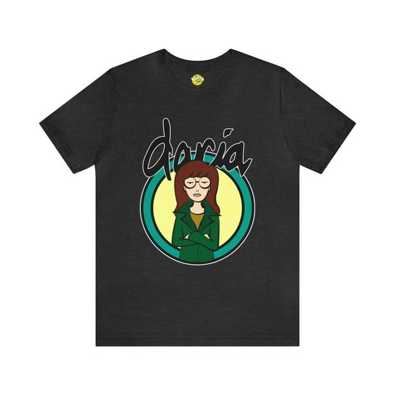 Daria Morgendorffer Short Sleeve T-Shirt - Vintage MTV Retro Cartoon Tee