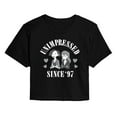 thumbnail image 1 of Daria - Unimpressed - Juniors Cropped Short Sleeve Graphic T-Shirt, 1 of 4