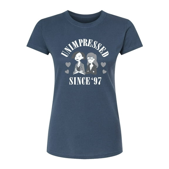 Daria - Unimpressed - Juniors Fitted Short Sleeve Graphic T-Shirt