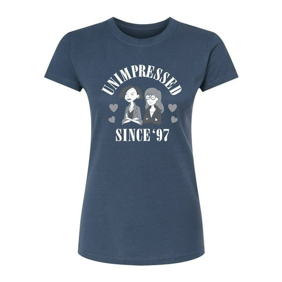 Daria - Unimpressed - Juniors Fitted Short Sleeve Graphic T-Shirt