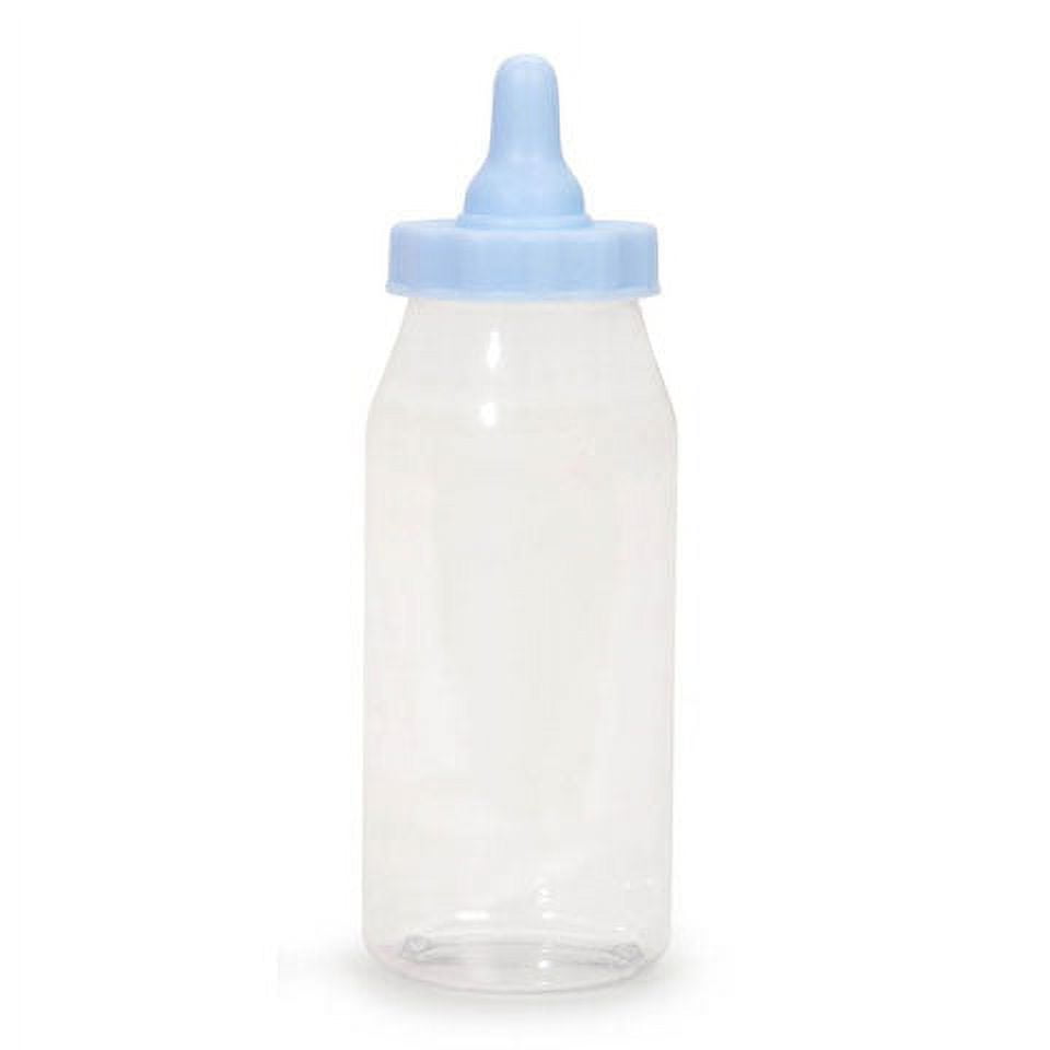 Darice 1406-058 12 Piece 5" Blue Baby Favor Bottle