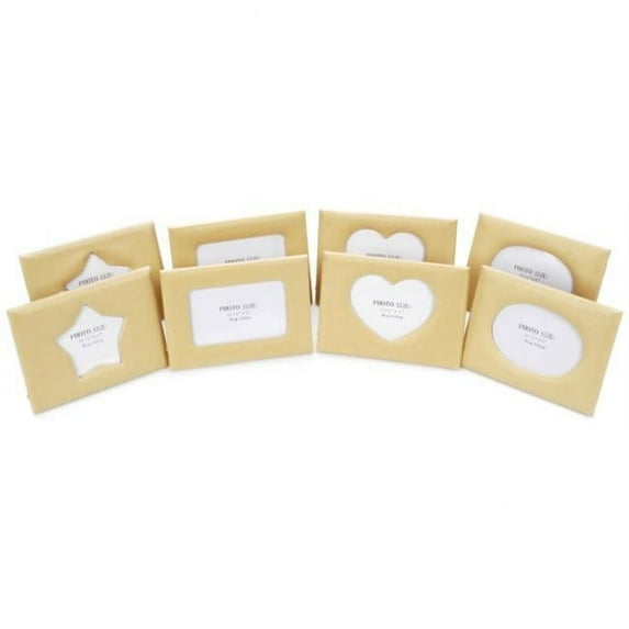 Darice 159057 Paper Mache Frames Value Pack 5 in. x 7 in. 8-Pkg-3.5 in. x 5 in. Photo Opening