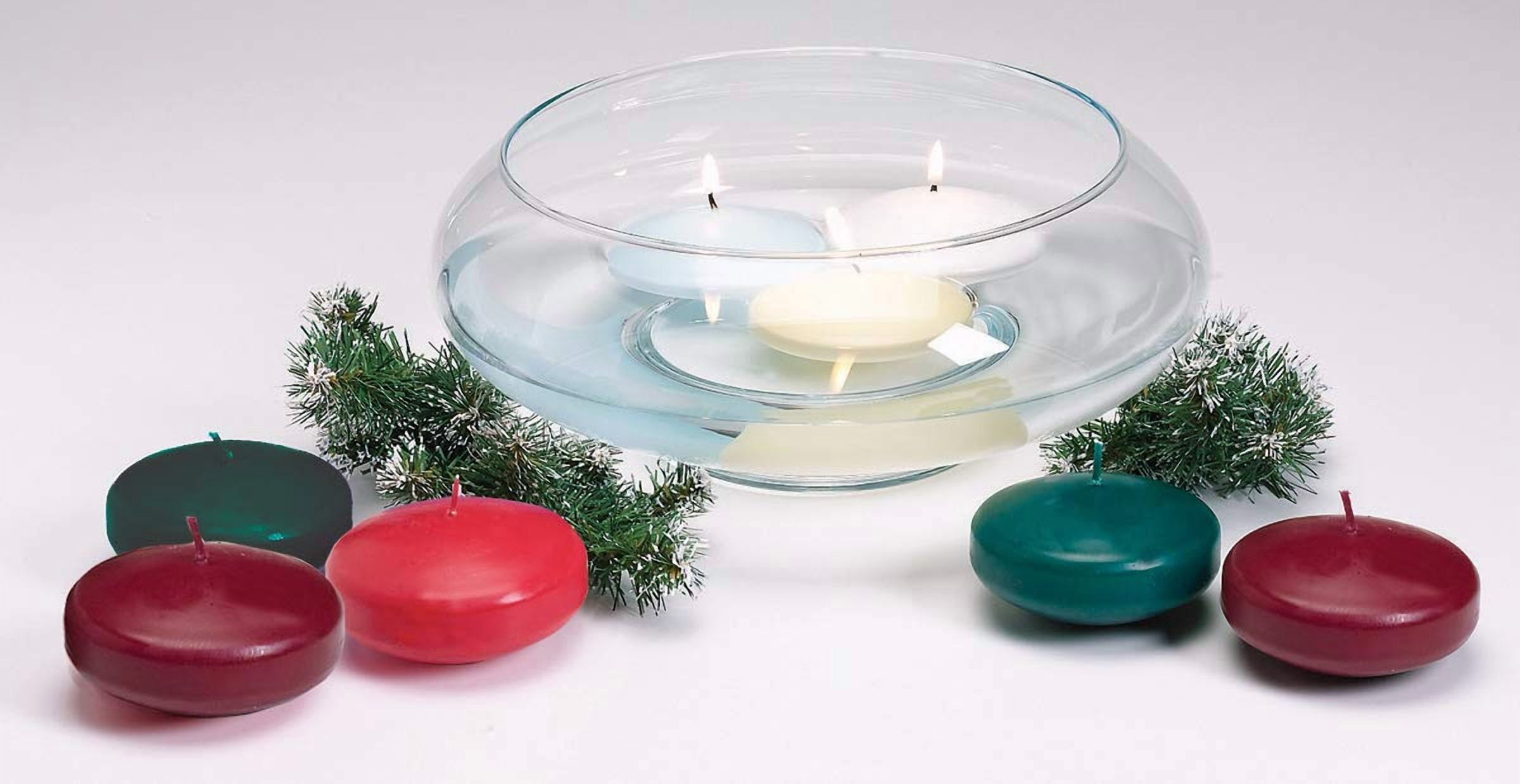 Darice 3" Floating Candles - Disk - White - 3" - Unscented