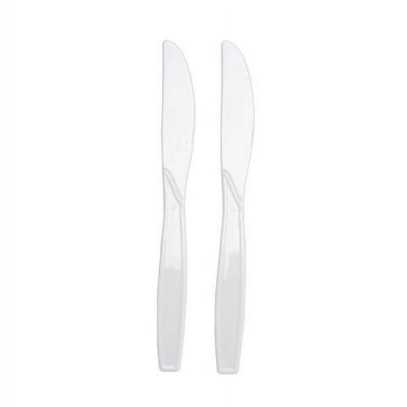 Darice 50 CT Plastic Knives White