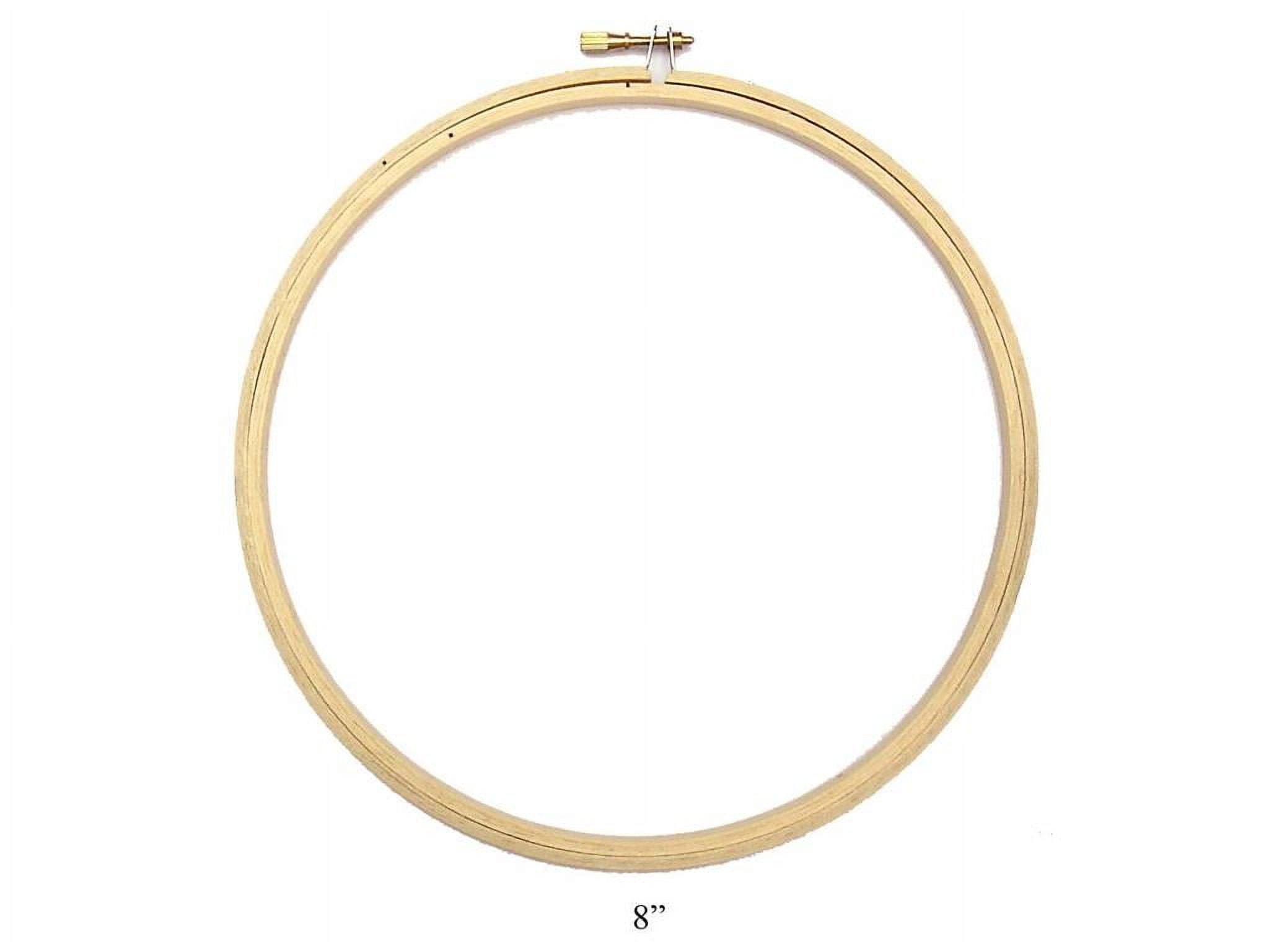 Darice 8 Wooden Embroidery Hoops 8" Round