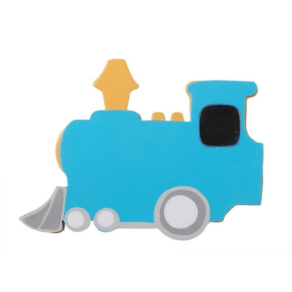 Darice 9199-10 Natural Painted Wood Cutout, Train