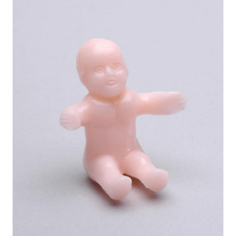 Darice Baby Shower Accents Mini Plastic Babies Pink 