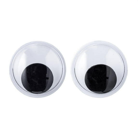 Darice Black Paste On Googly Eyes (18mm, 144 Count)