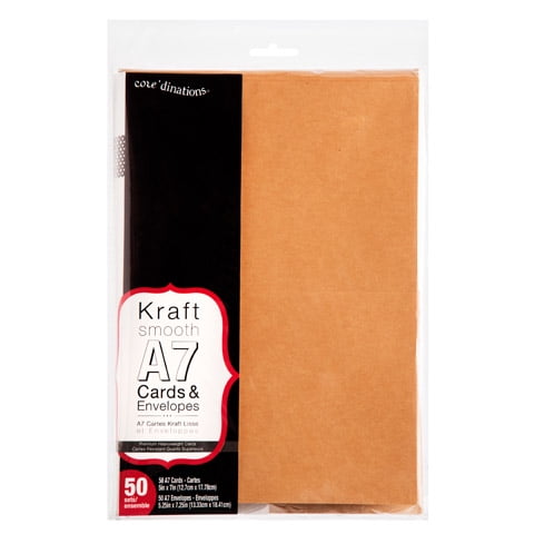 Cardenv Kraft A7 5X7 50Pk