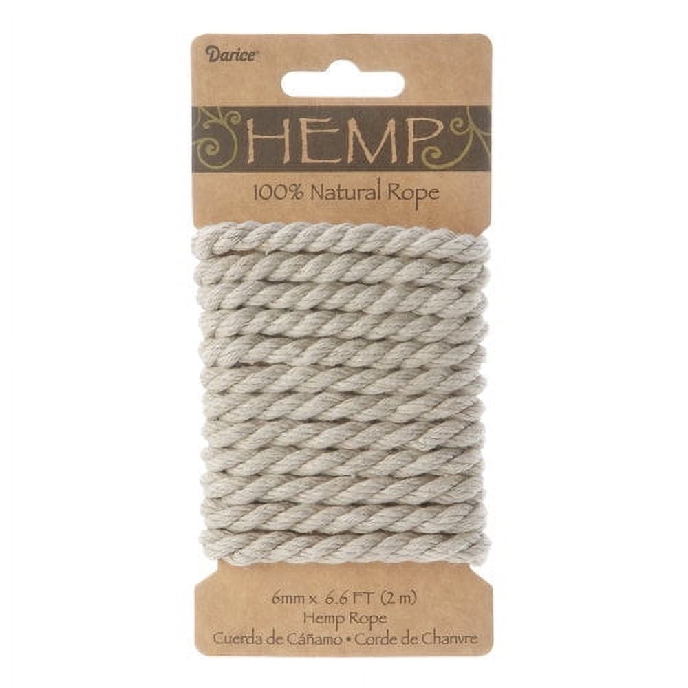 Darice Braided Hemp Cord, 1 Each