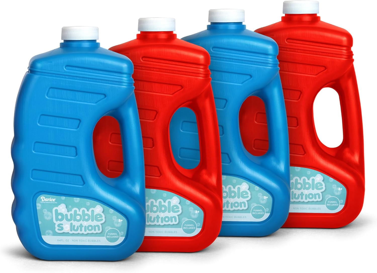 Darice Bubble Solution 4 Pack (256oz) Refill for Bubble Machines ...