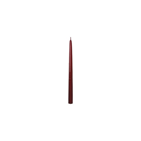 Darice Burgundy 1168-09 Taper Candle (Pack of 24)
