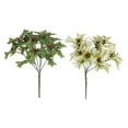 thumbnail image 1 of Darice Chritmas Bush Holly X6 X2Ast Green White 13In, 1 of 2