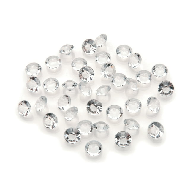 Darice Clear Diamond Ice Gems, 4 Carat, 800 Pieces