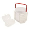 thumbnail image 1 of Darice Clear Plastic Craft Caddy, 5 Piece, 1 of 4