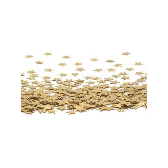 Darice Confetti Pack 11mm Stars Gold .5oz