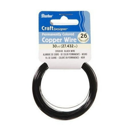 Darice Craft Designer Permanently Colored Copper Wire - BLACK