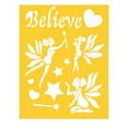 thumbnail image 1 of Darice Craft Stencils. Believe/Fairy Theme. 8.5 x 11 inches, 1 of 2