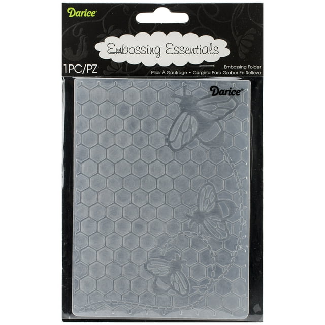 Darice Embossing Folder Bees Buzzing 4.25 X 5.75 Inches