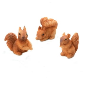Fairy Garden Animals: Resin Mini Squirrels, 3 pack
