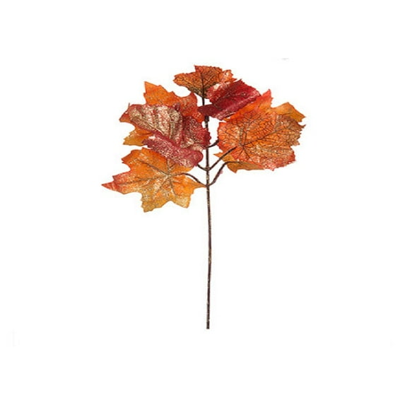 Darice Fall Pick Glitter Maple Leaf 11 Inches