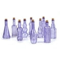 thumbnail image 1 of Darice Glass Bottles Purple 5 Inch, 1 Pack of 10 Piece (1 Set of 10 Assorted Style), 1 of 1