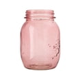 thumbnail image 1 of Darice Mason Drinking Jars 5.5 oz Pink Glass Mason Jar, 1 of 1