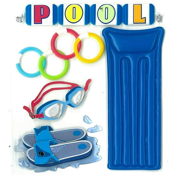 Darice Jolee's Boutique Embellishment Stickers at the Pool