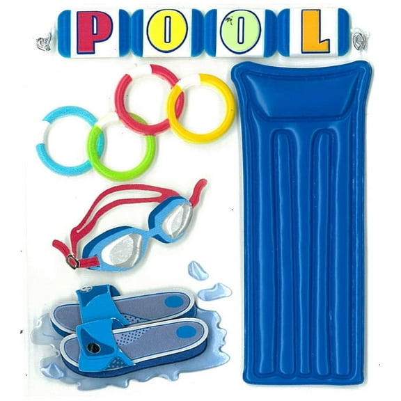 Darice Jolee's Boutique Embellishment Stickers at the Pool
