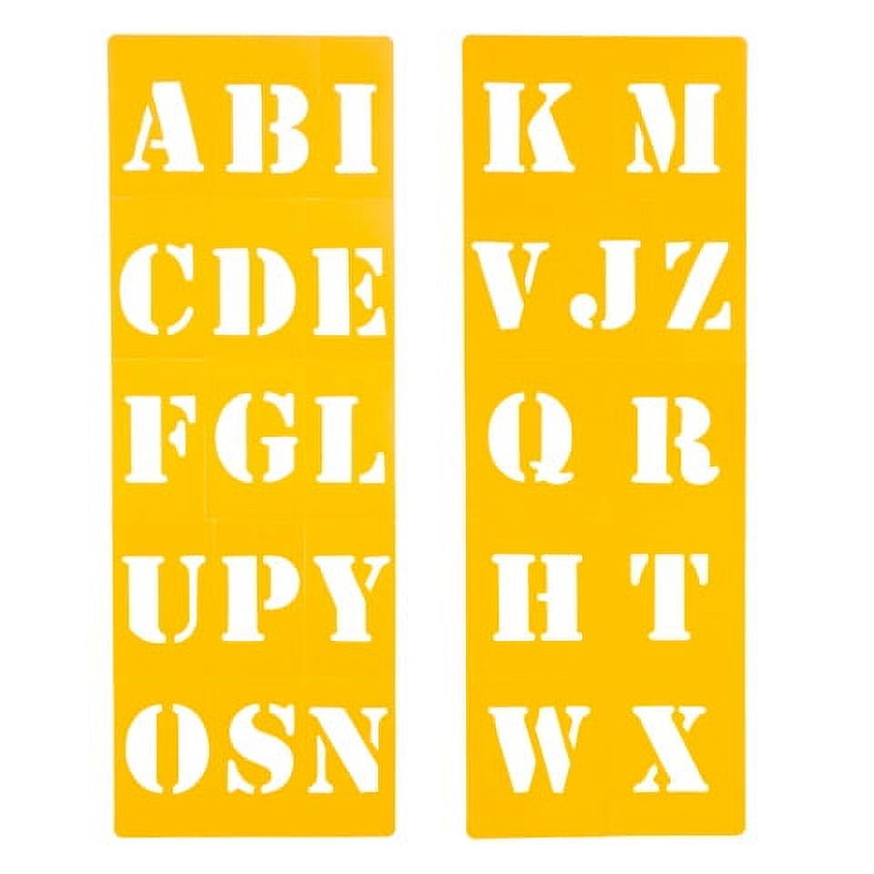 Darice Orange Large Block Font Letter Stickers 160 pc for sale online