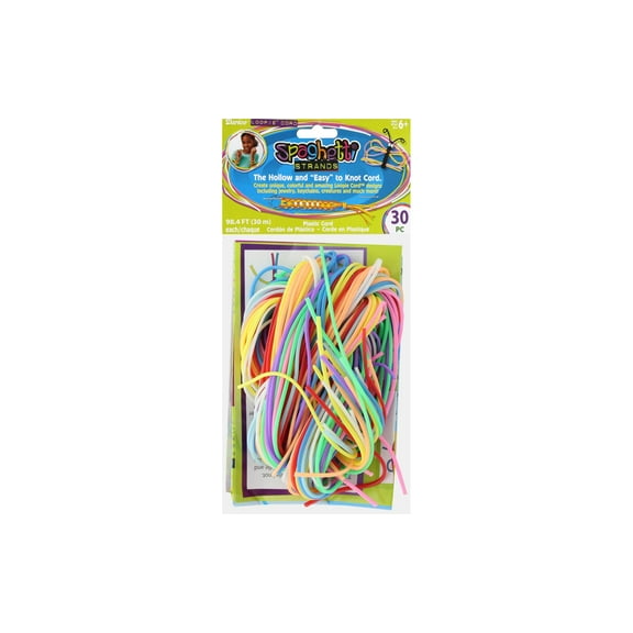 Darice Loopie Cord Astd Bright 30pc