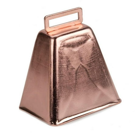 Darice Metallic Copper Cowbell with Clapper, 3 Inches