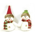 thumbnail image 1 of Darice Ornament Snow Man With Hat Scarf 5 Inches, 1 of 1