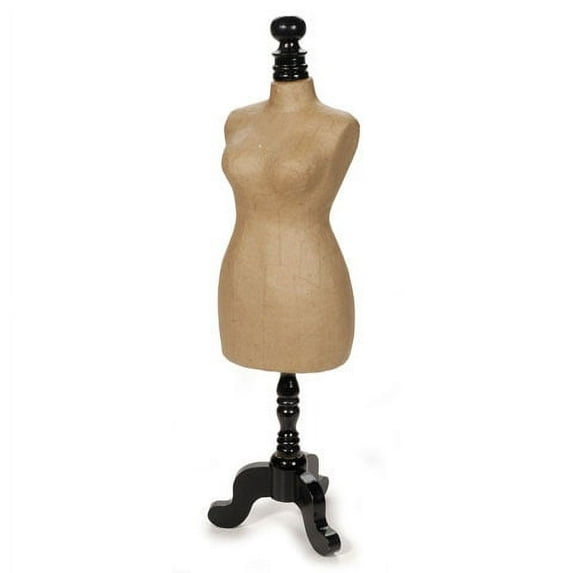 Darice Paper Mache Display Mannequin on Stand, 23 inches