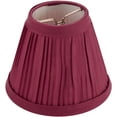 thumbnail image 1 of Darice Pleated Cloth 4" Burgundy Lampshade, 1 Each, 1 of 2