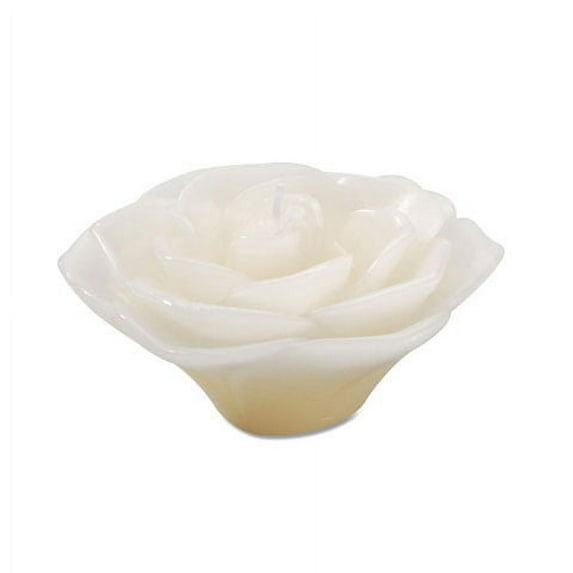 Darice Rose Floater Floating Candle Ivory