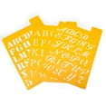 thumbnail image 1 of Darice Small Alphabet Stencils. 3 Assorted Styles, 1 of 3
