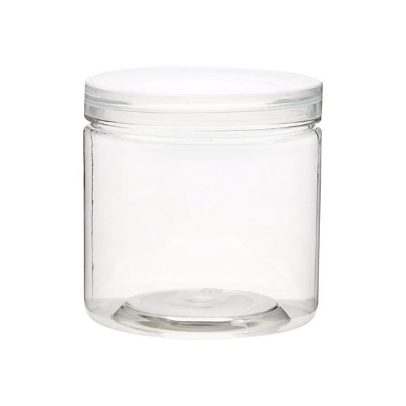 30 Oz Clear Storage Jar With Lid: 3.81 X 3.93 Inches