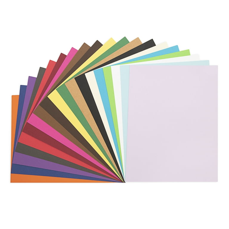 Darice Super Assortment Textured Cardstock Value Pack, 8.5 x 11, 160 Sheets
