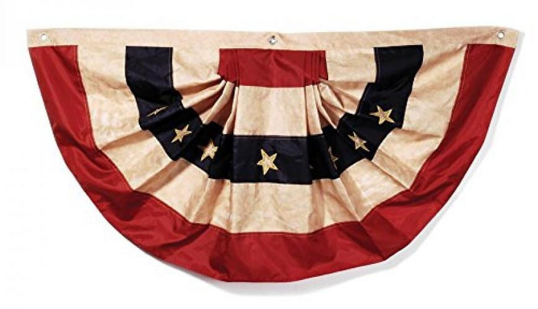 Darice Tea Stained Flag Bunting, 25 by 48Inch