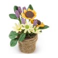 thumbnail image 1 of Darice Timeless Minis Handmade Fresh Flowers In Basket 1.25 X 1.75 inches, 1 of 1