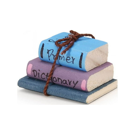 Darice Timeless Minis Primary School Books Wood