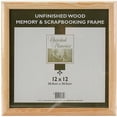 thumbnail image 1 of Darice Unfinished Wood Memory Frame, 12 x 12 Inches, 1 of 2