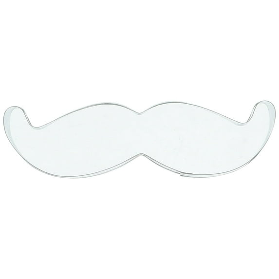 Darice VLK03 1Piece, Victoria Lynn Metal Mustache Cookie Cutter, Silver