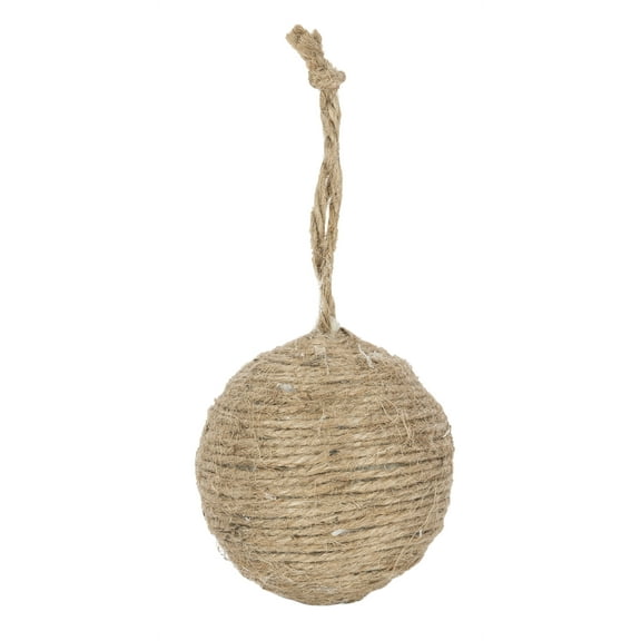 Darice Vintage Jute String Ball Ornament, 3.25 Inches