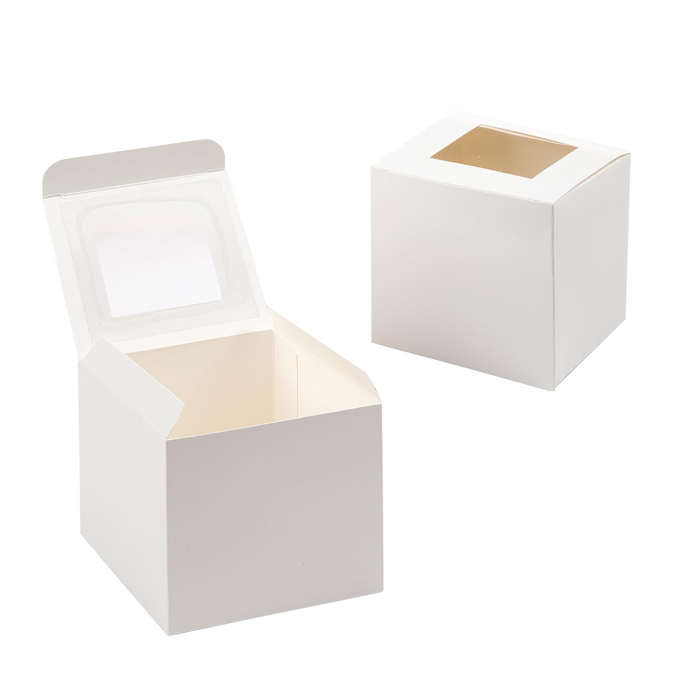 Darice Scatole Per Cupcake Con Finestra: 12 Pezzi, 8,9x8,9x8,9 Cm