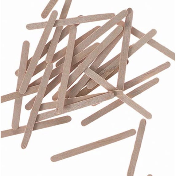 Darice Wood Craft Sticks – Natural Color – Perfect for Craft Projects – Sturdy Wood Sticks Used for Kids Projects, Classrooms, Home, Garden and More – 2 3/4” Long, 250 Per Pack