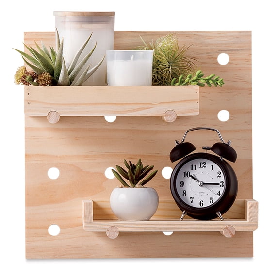 Darice Wood Pegboard System - U-Tray, Small, 5'' x 6''