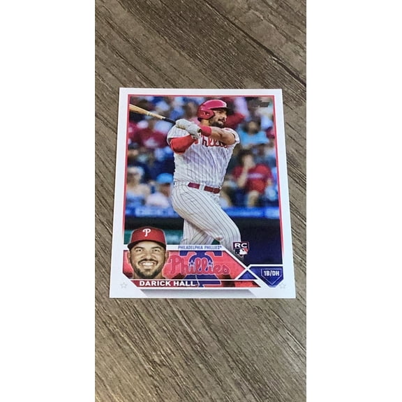 Darick Hall MLB Philadelphia Phillies 2023 Topps 209 RC Trading Card